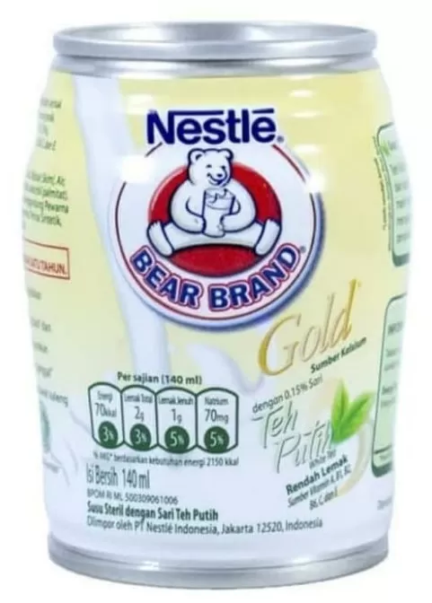Susu Penurun Berat Badan Remaja Bear Brand Gold White Tea